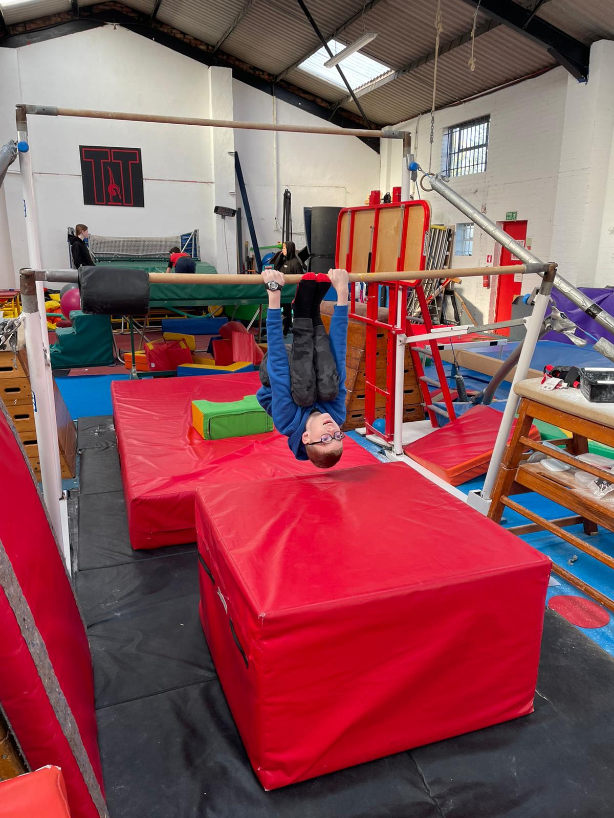 Gymnastics at the TT Club in Braintree
