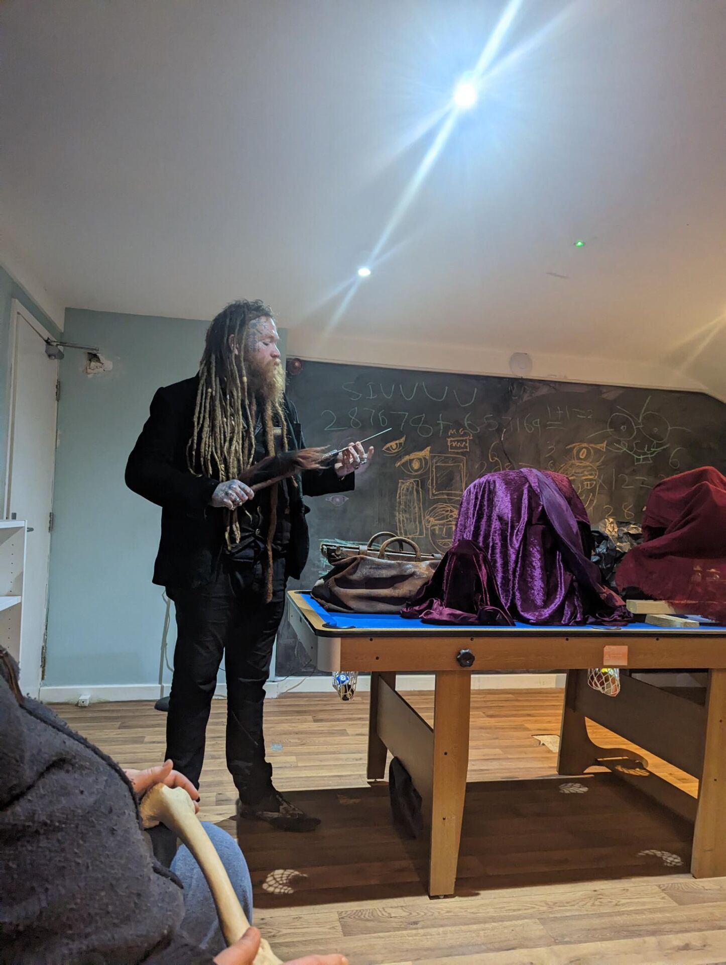 Henry Scragg writing visit