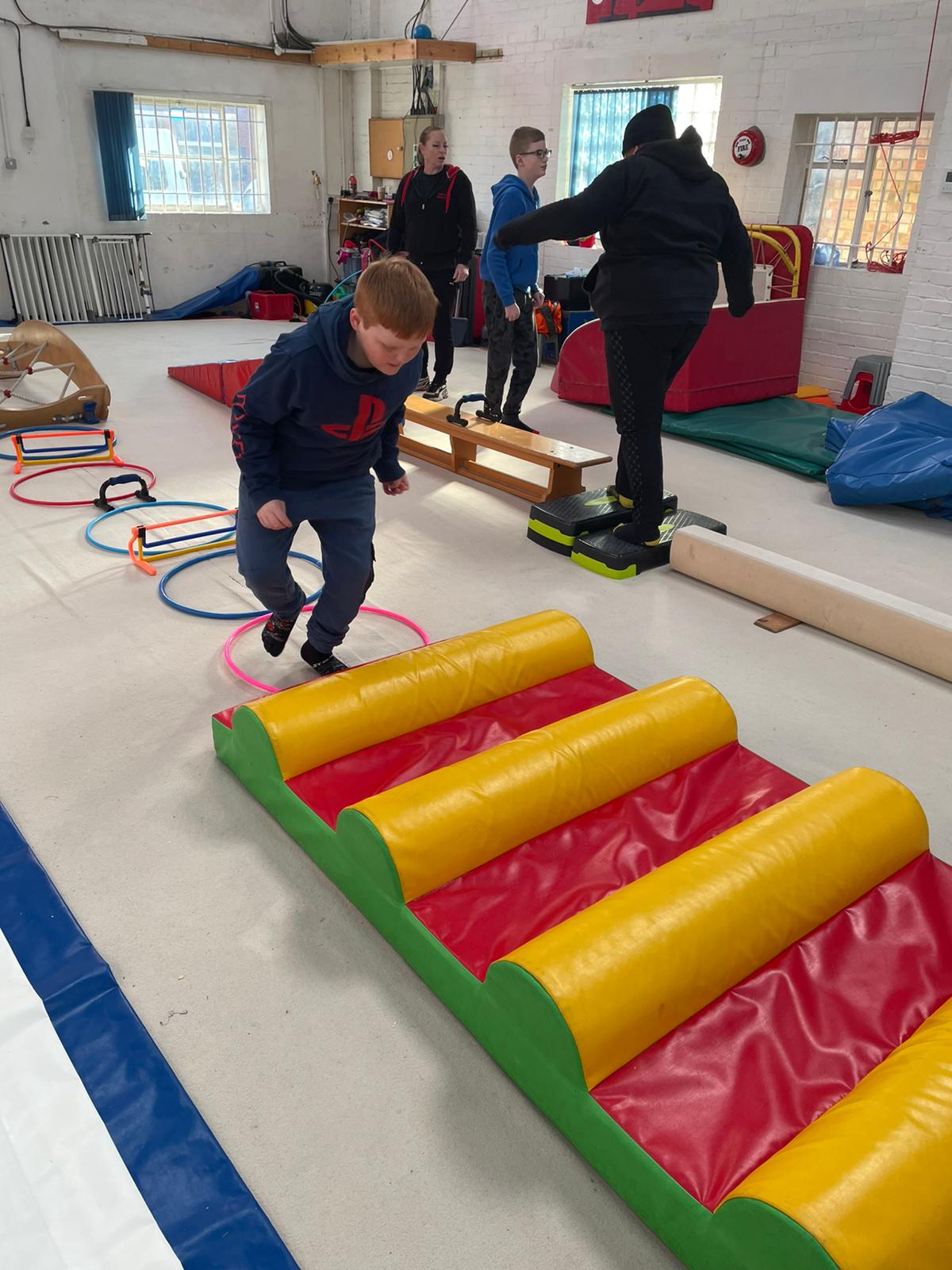 Gymnastics at the TT Club in Braintree