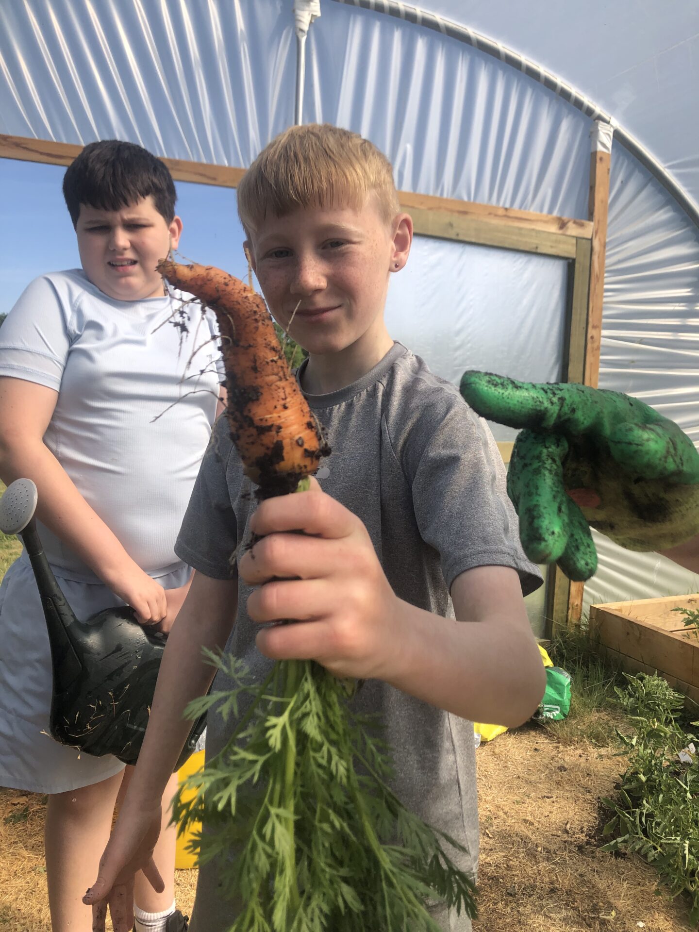 VE day, volleyball and gardening