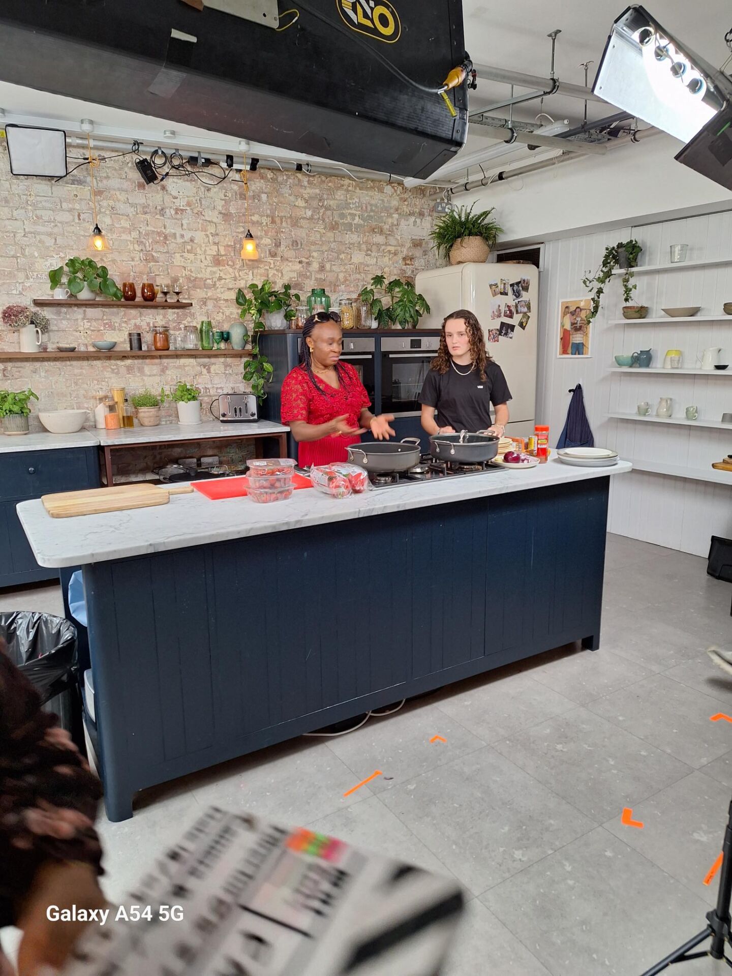 Jamie Oliver filming day