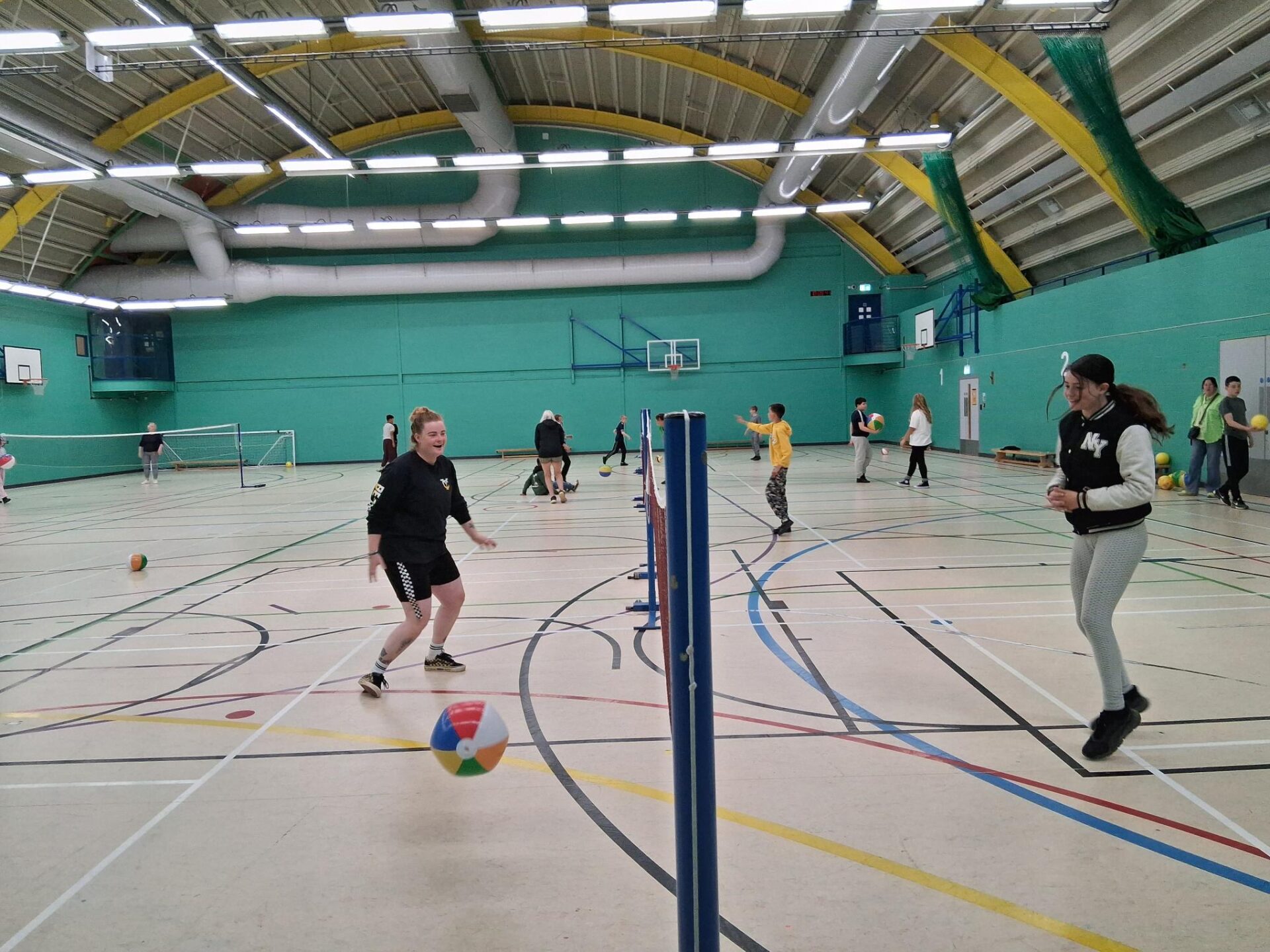 VE day, volleyball and gardening