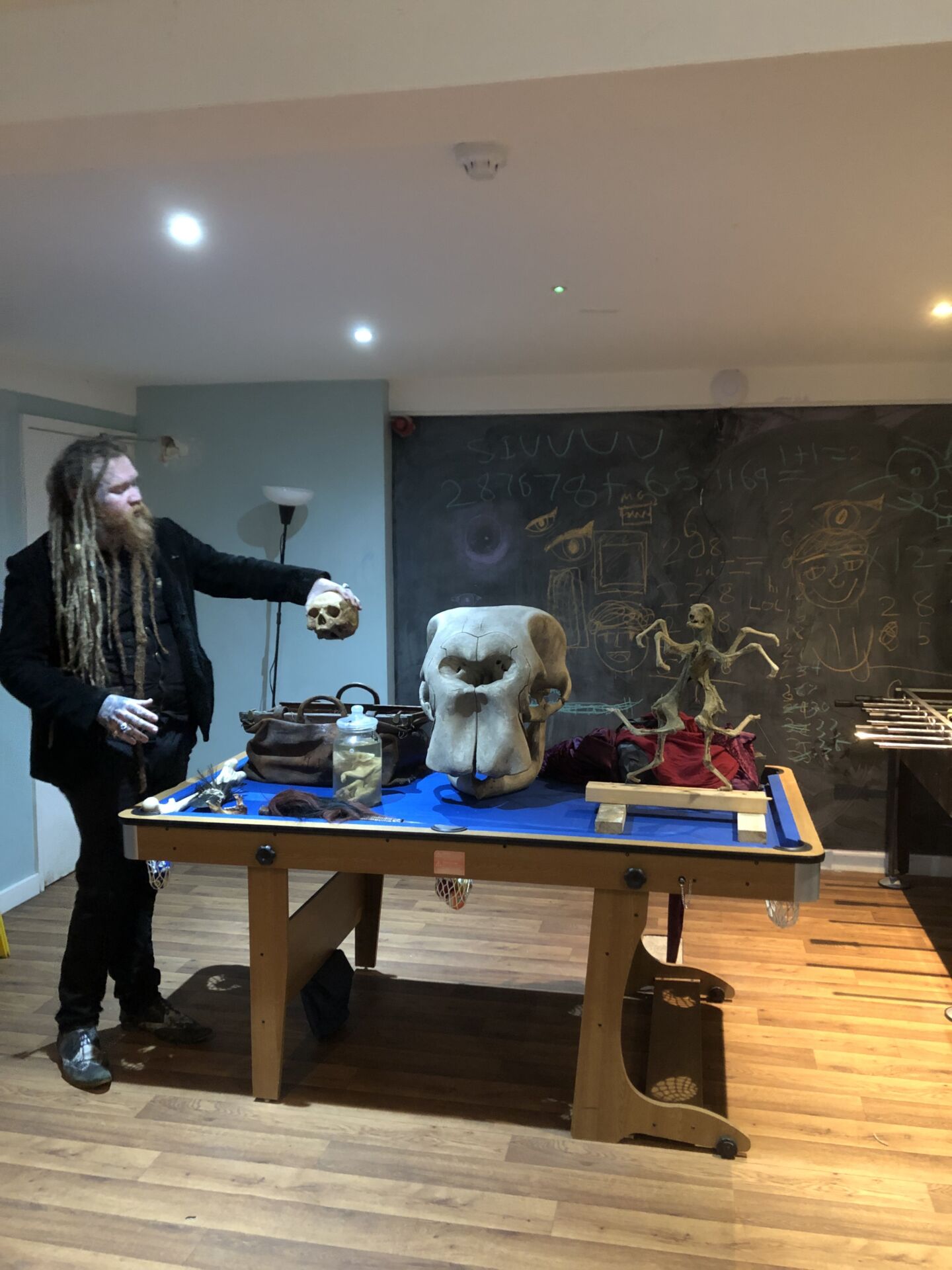 Henry Scragg writing visit