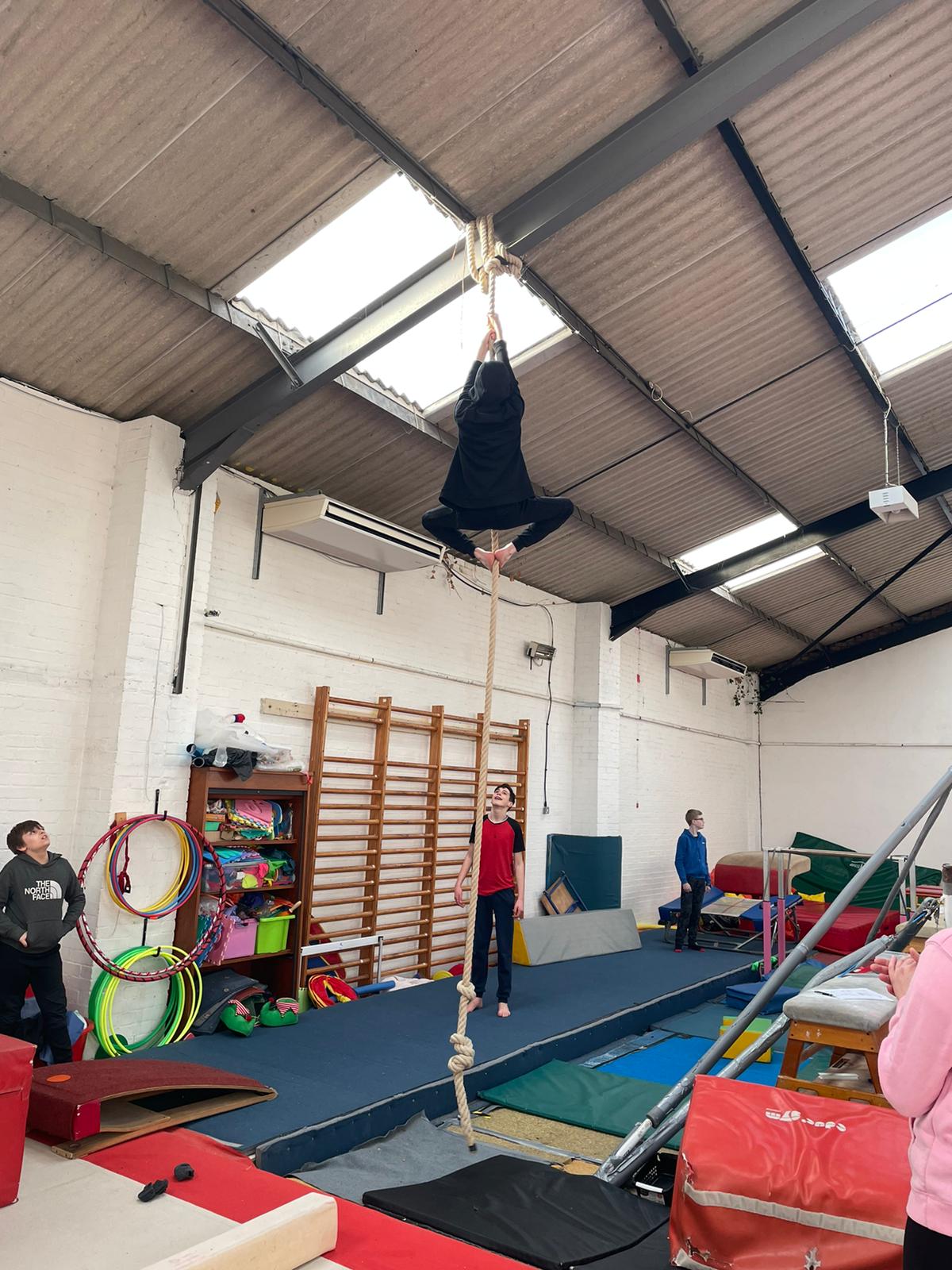 Gymnastics at the TT Club in Braintree