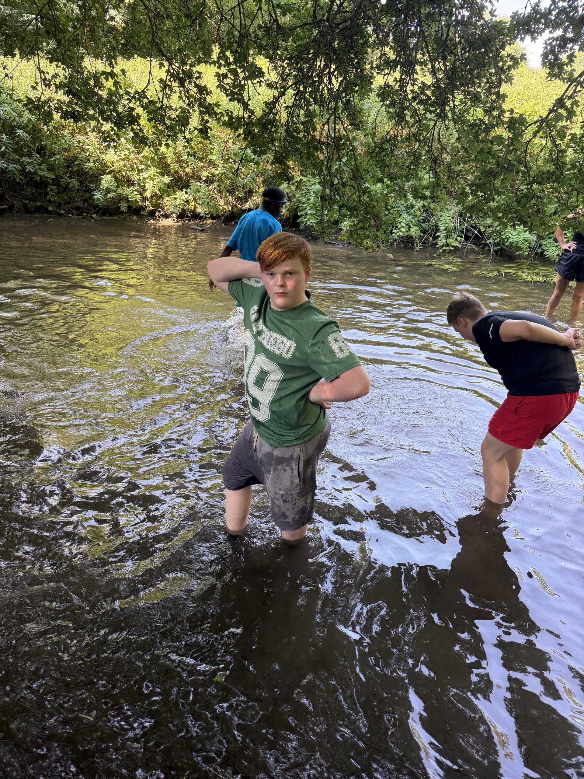 Cooling off at The Belsteads