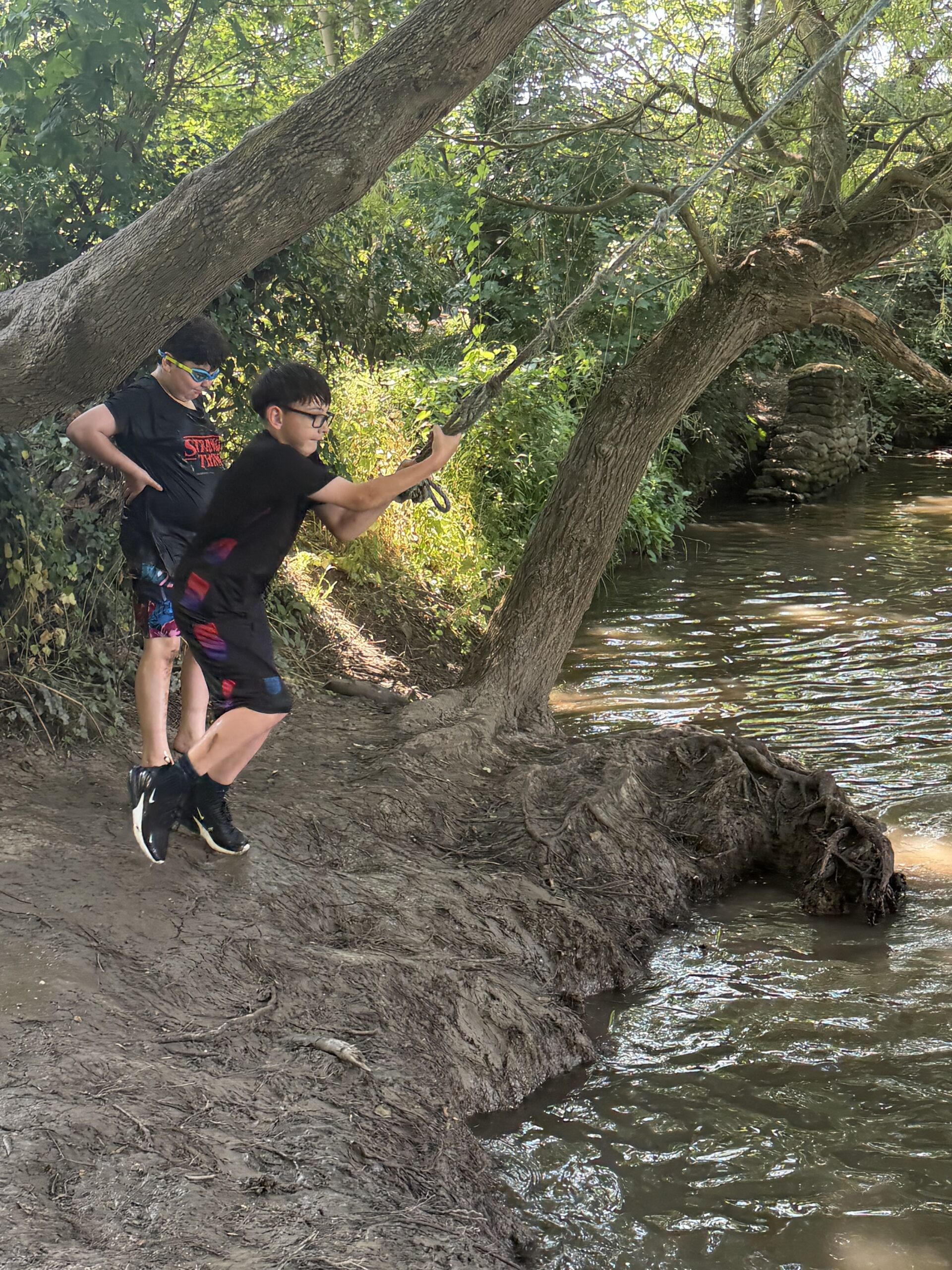 Cooling off at The Belsteads