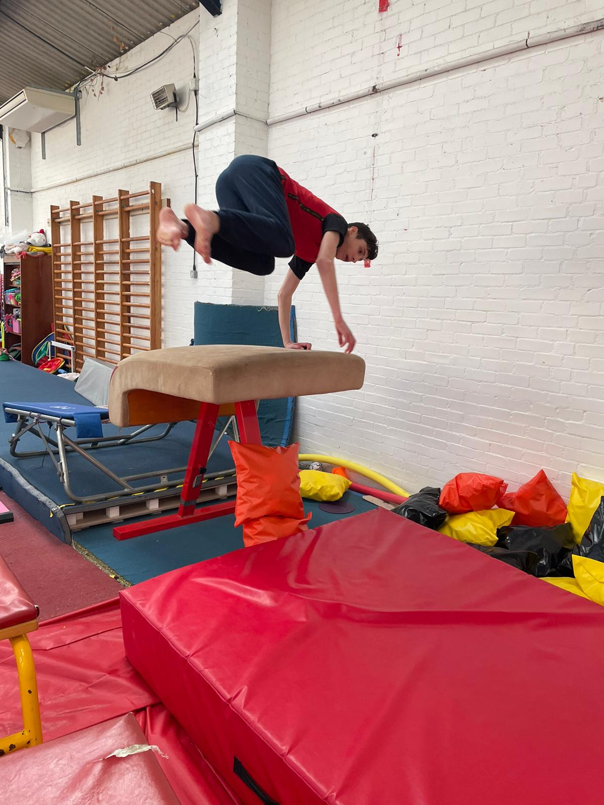Gymnastics at the TT Club in Braintree