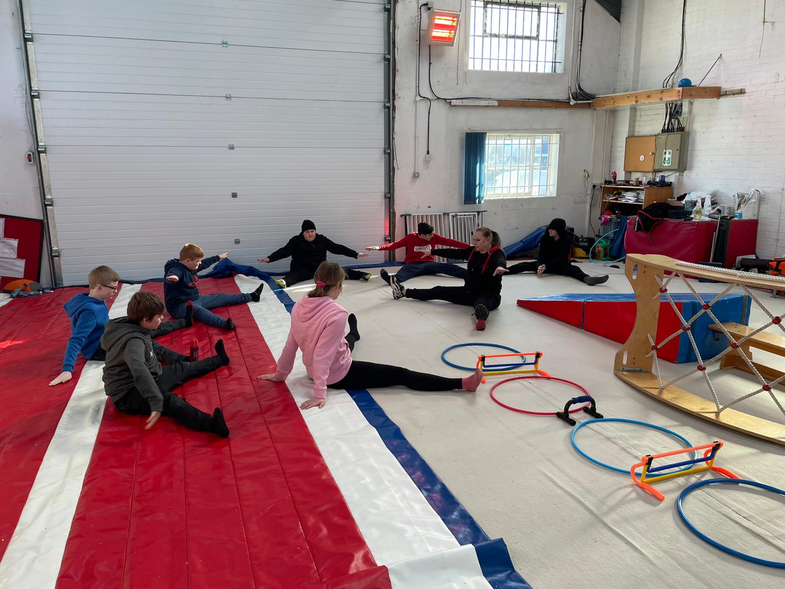 Gymnastics at the TT Club in Braintree