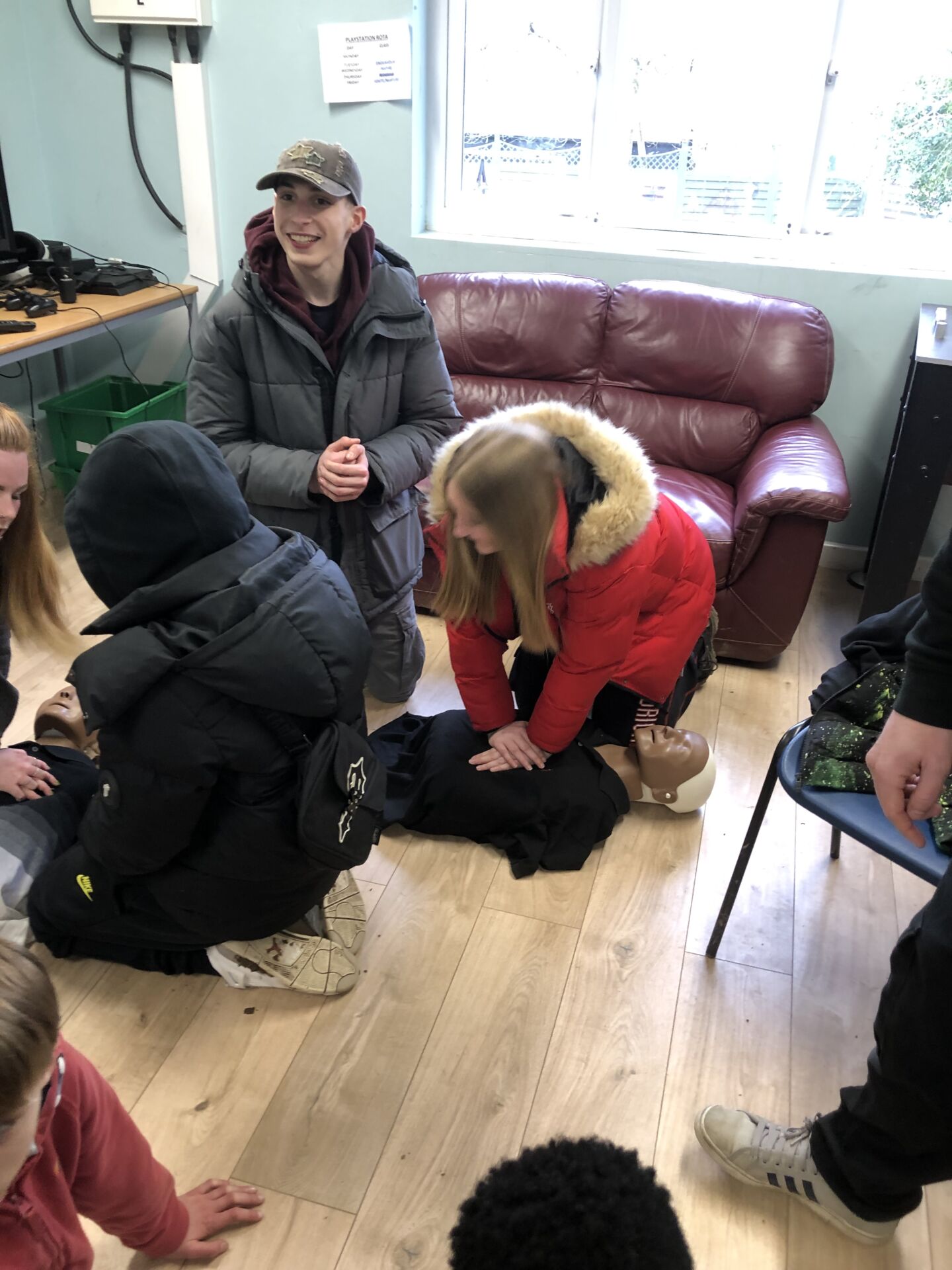First aid training level one for all our students