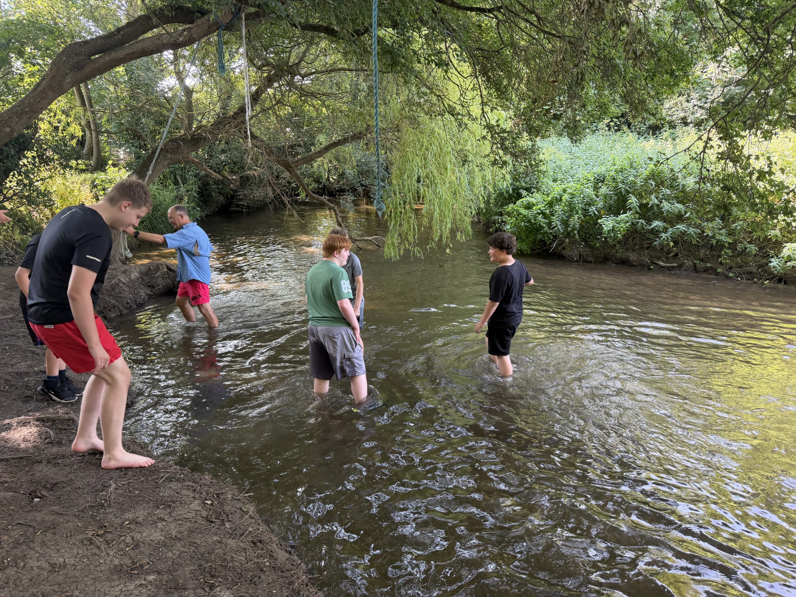 Cooling off at The Belsteads