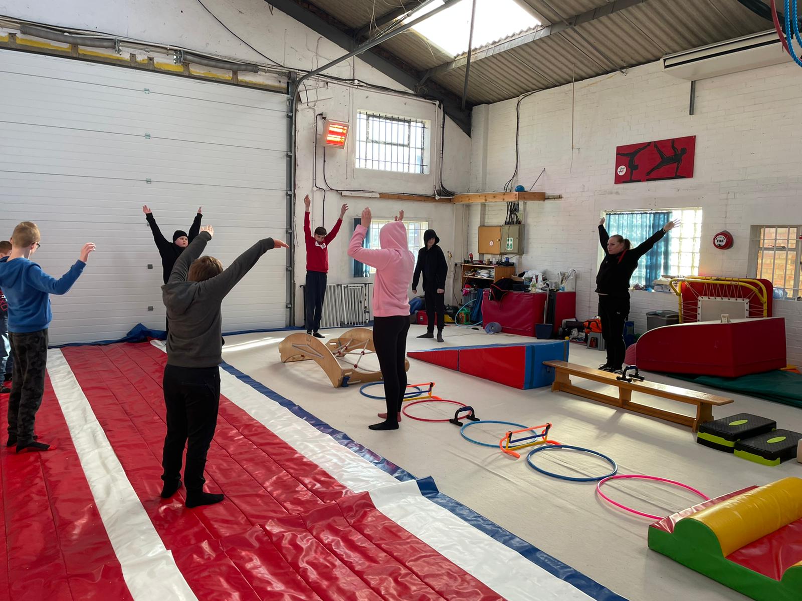 Gymnastics at the TT Club in Braintree
