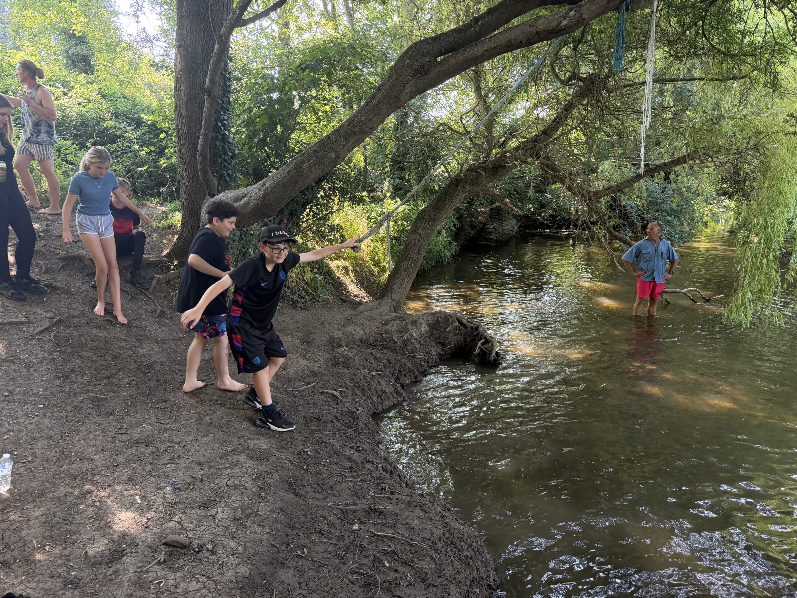 Cooling off at The Belsteads