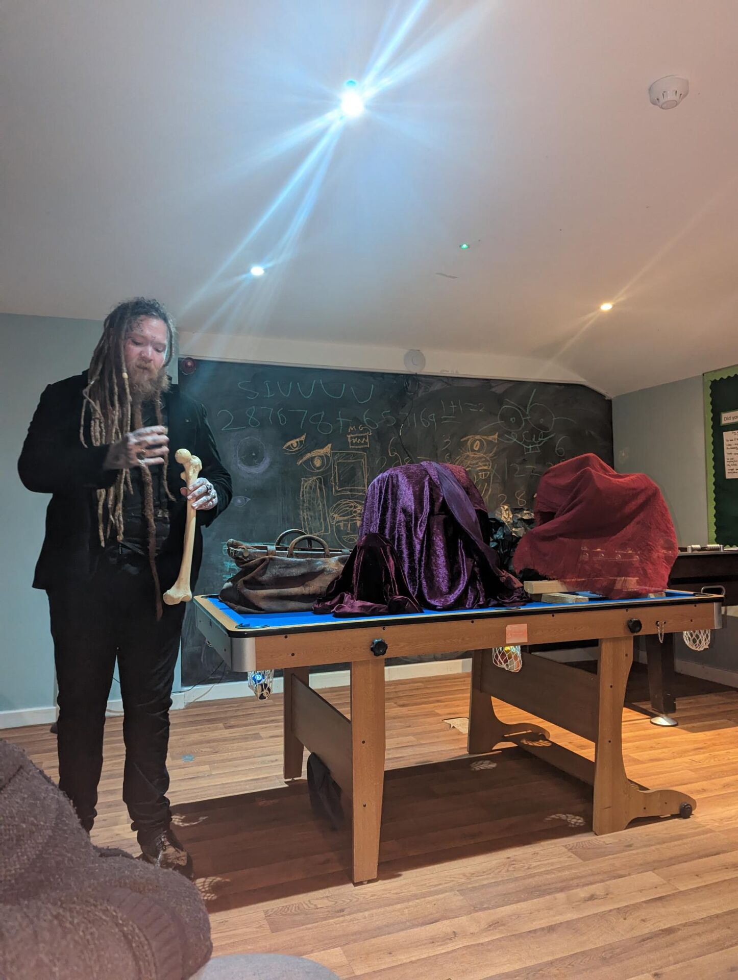Henry Scragg writing visit