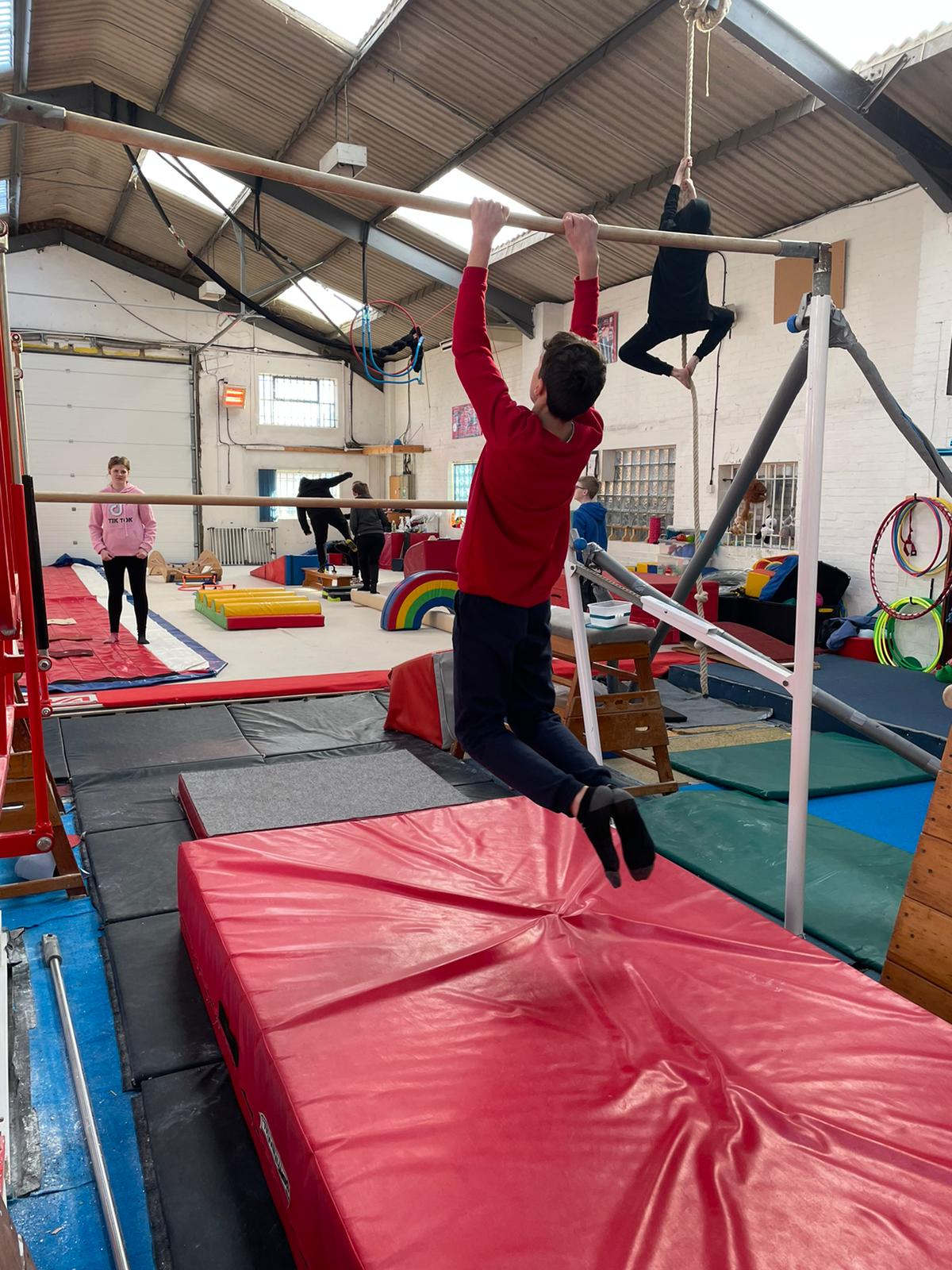 Gymnastics at the TT Club in Braintree