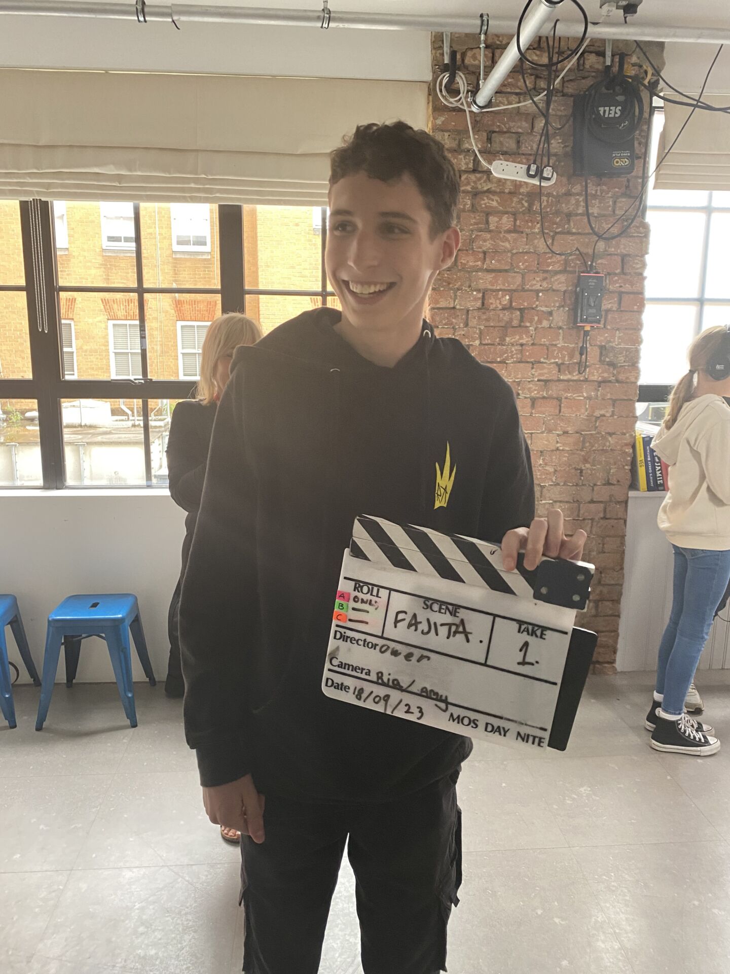 Jamie Oliver filming day