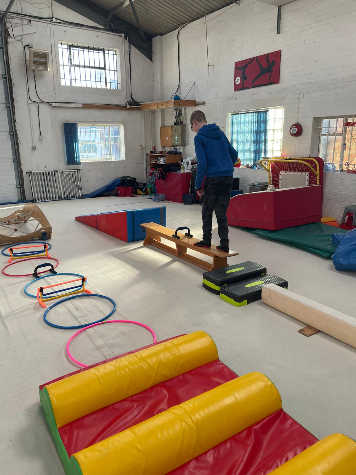 Gymnastics at the TT Club in Braintree