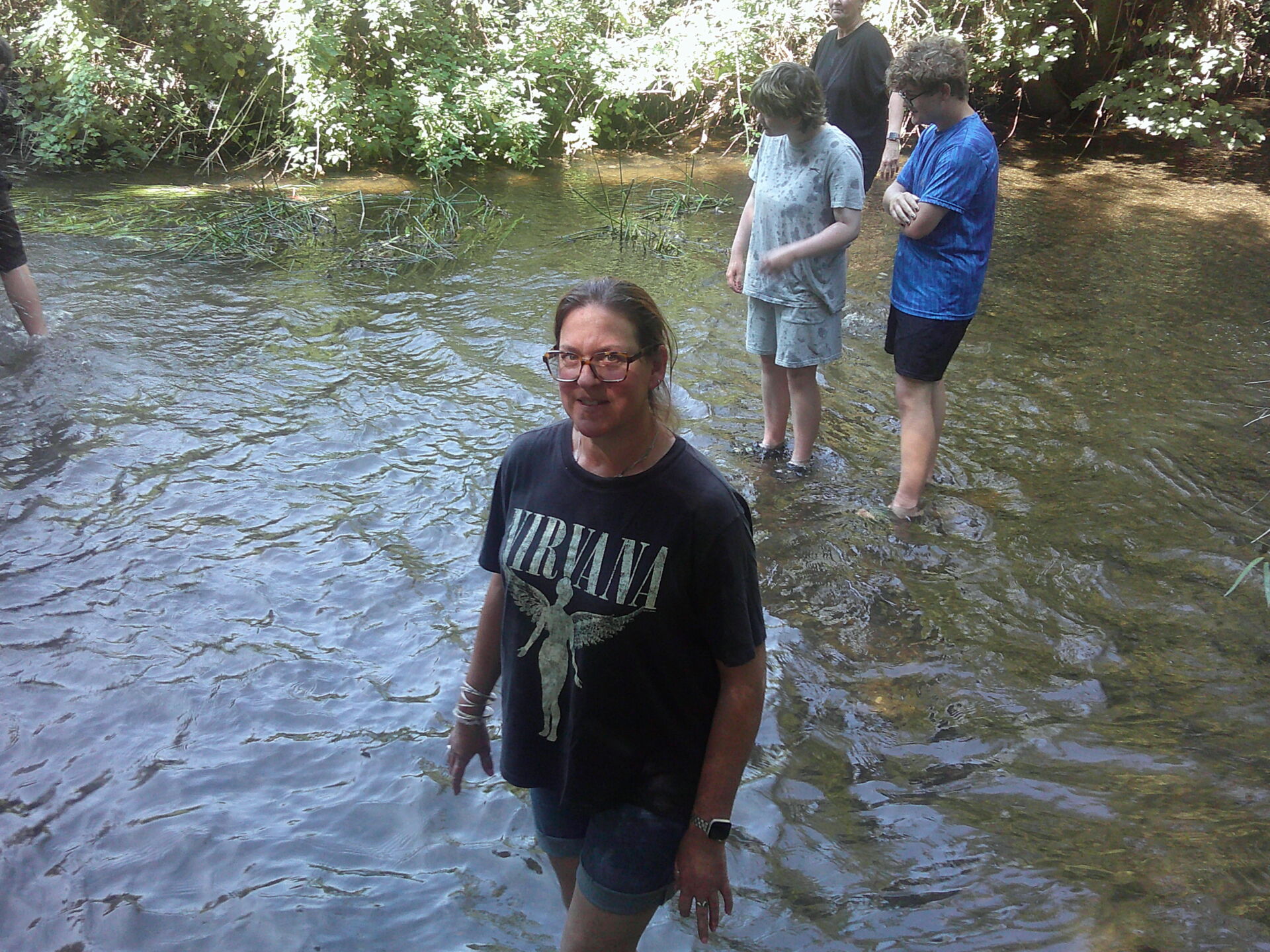 Cooling off at The Belsteads