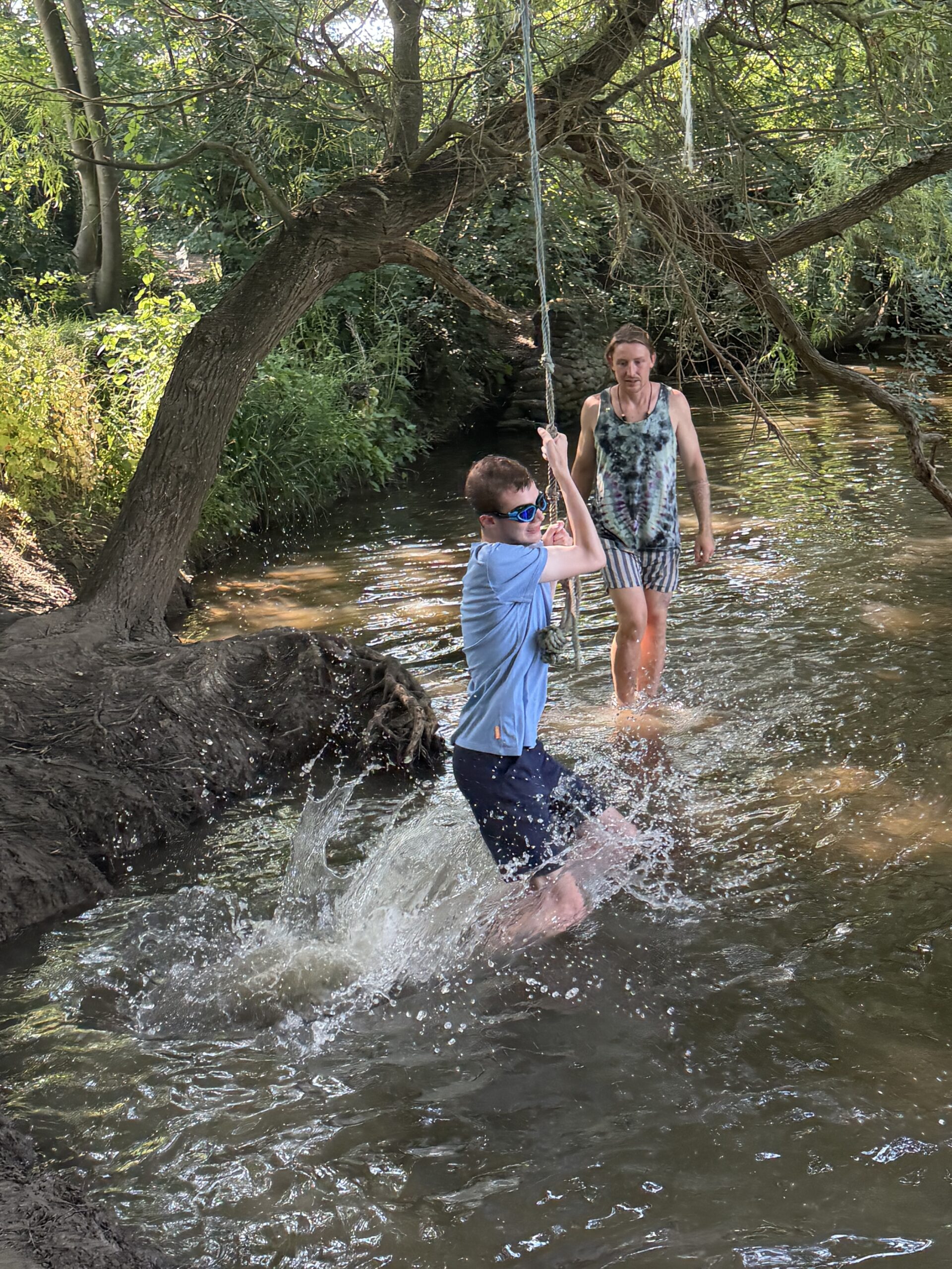 Cooling off at The Belsteads