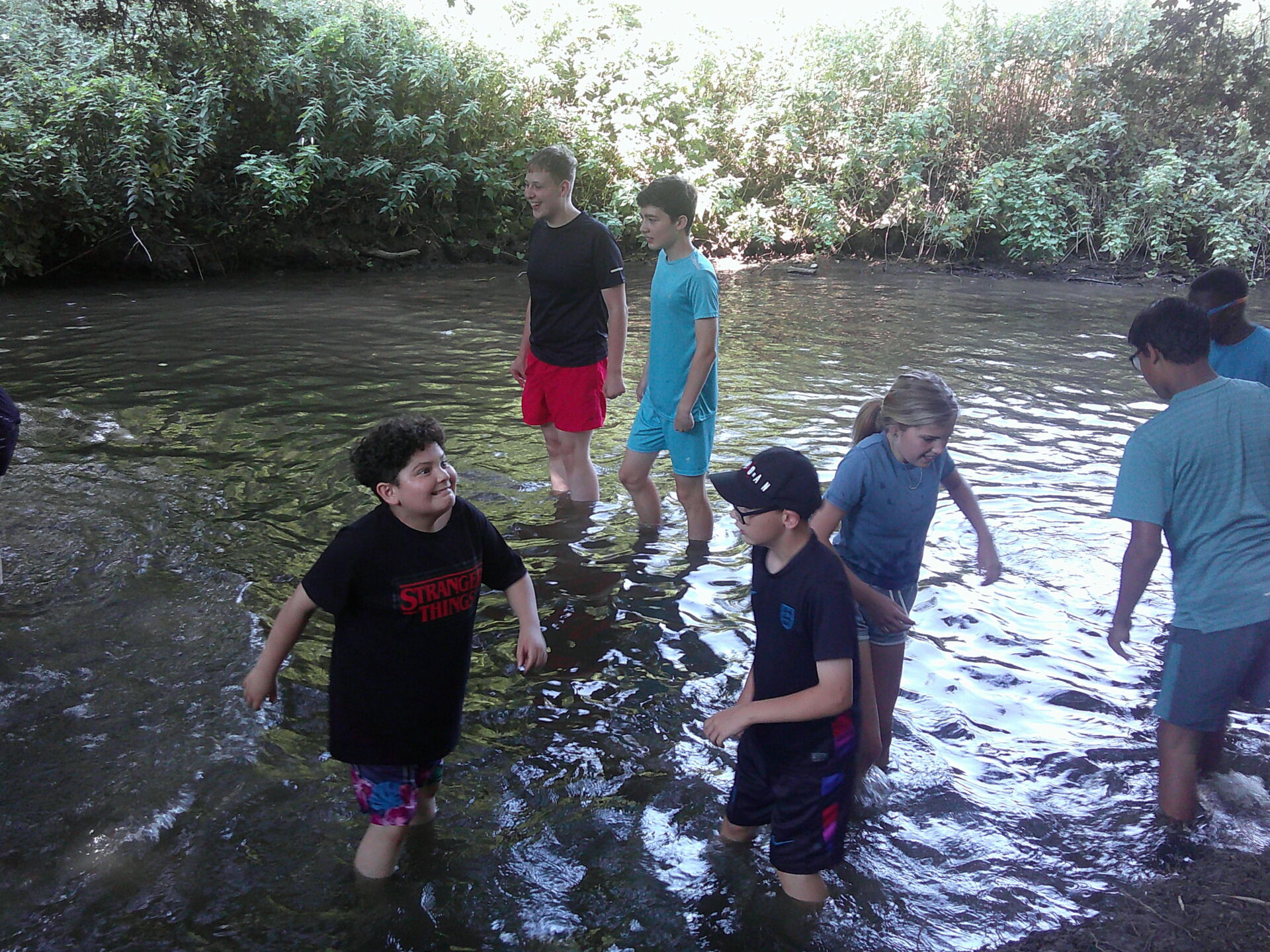 Cooling off at The Belsteads