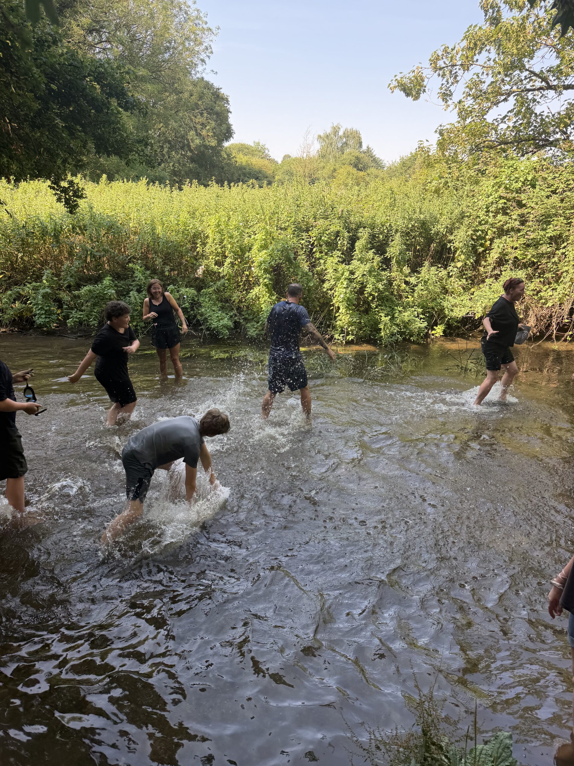 Cooling off at The Belsteads