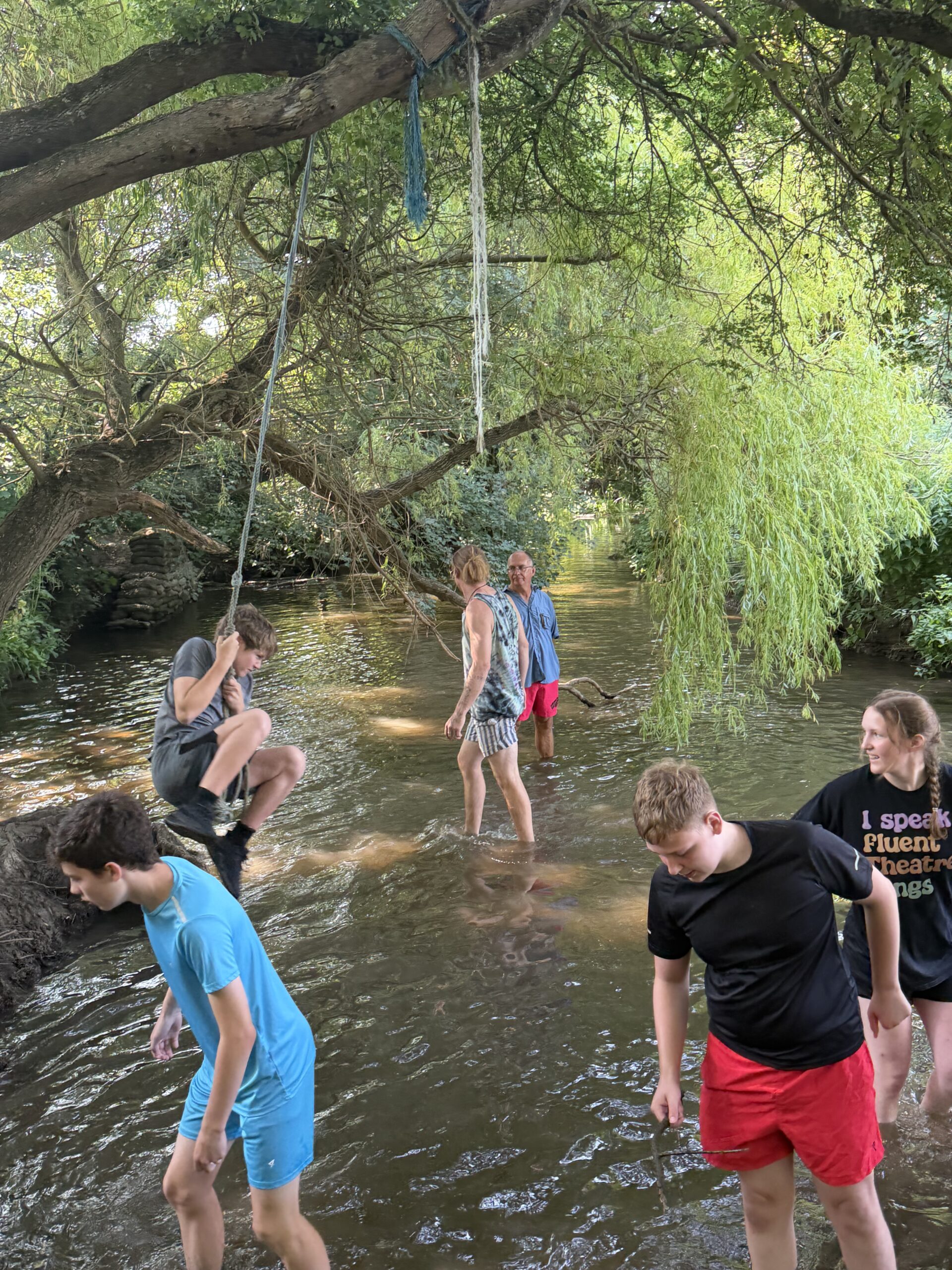 Cooling off at The Belsteads
