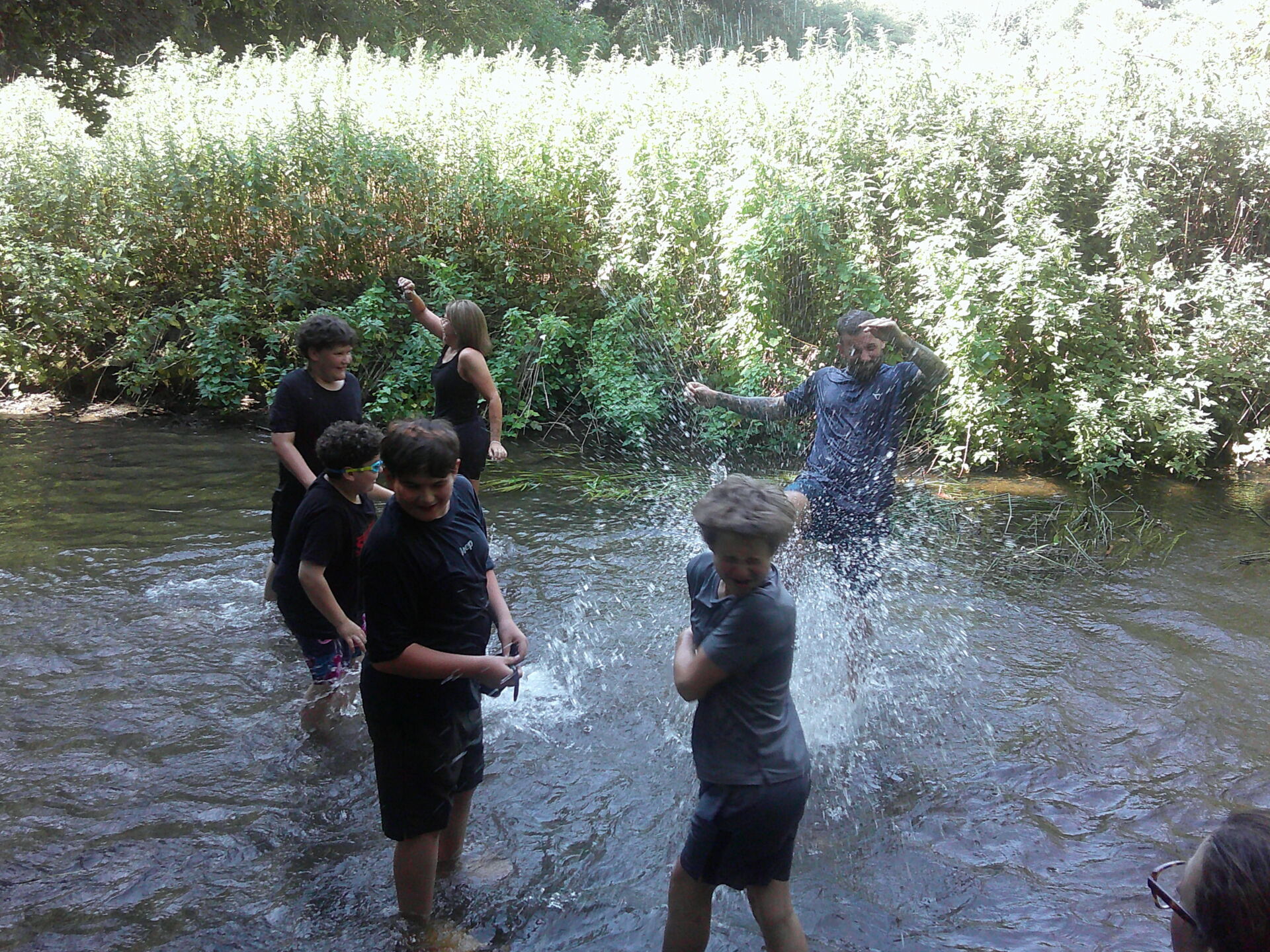Cooling off at The Belsteads