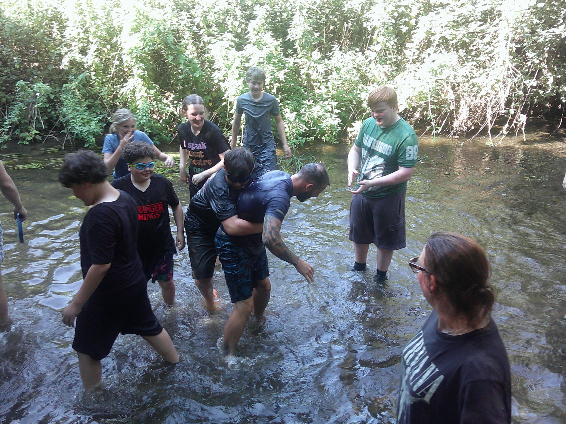 Cooling off at The Belsteads